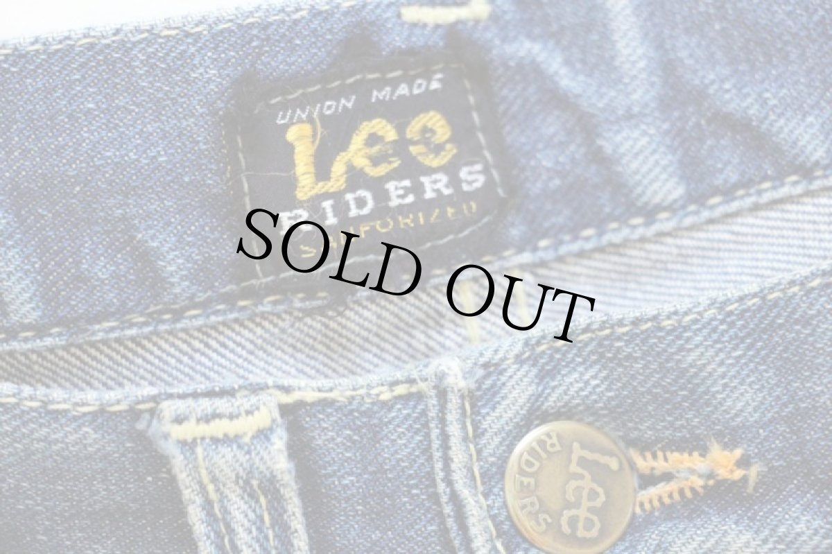 画像3: 50s Leeリー 101Z センター黒タグ デニムパンツ w34 (3)