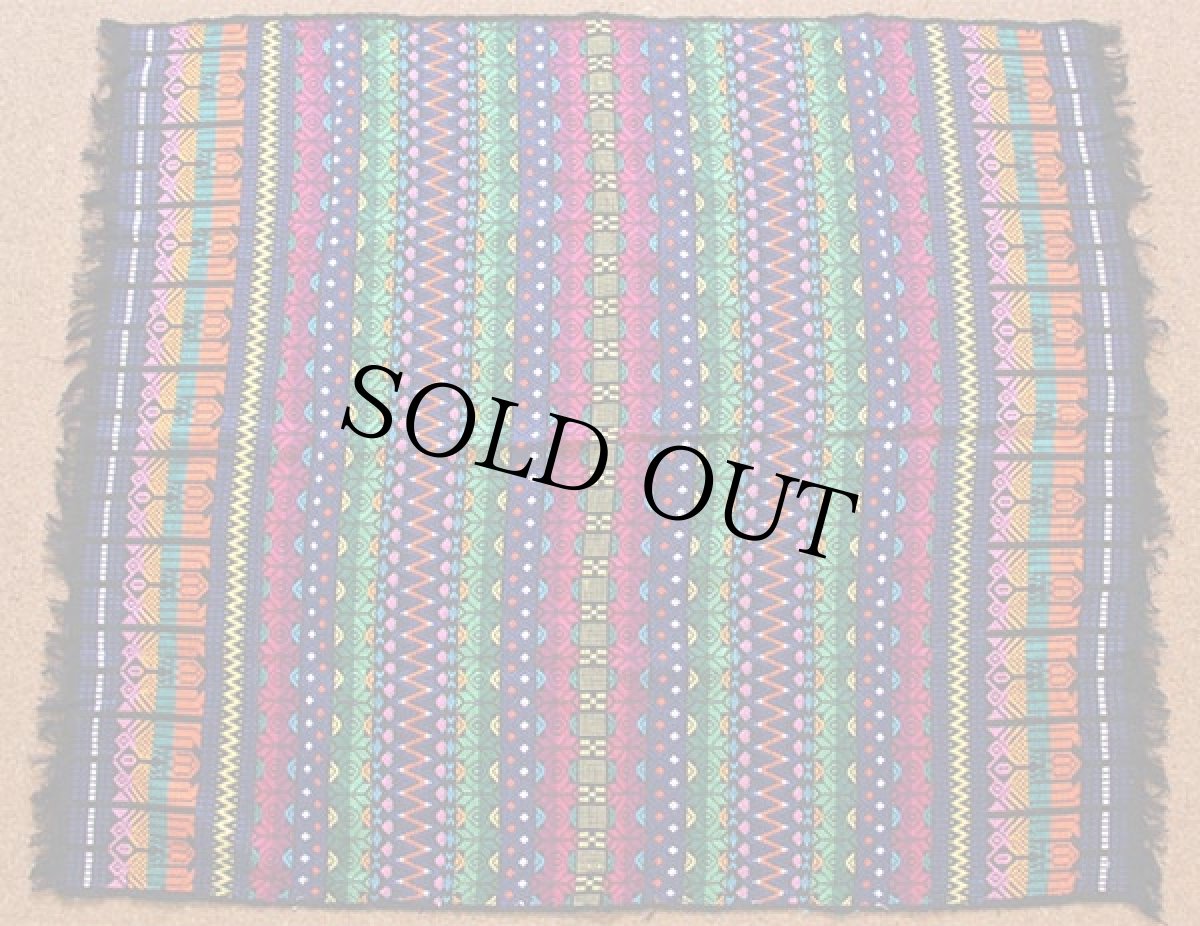 画像2: フォークロア柄 ラグ★B (2)