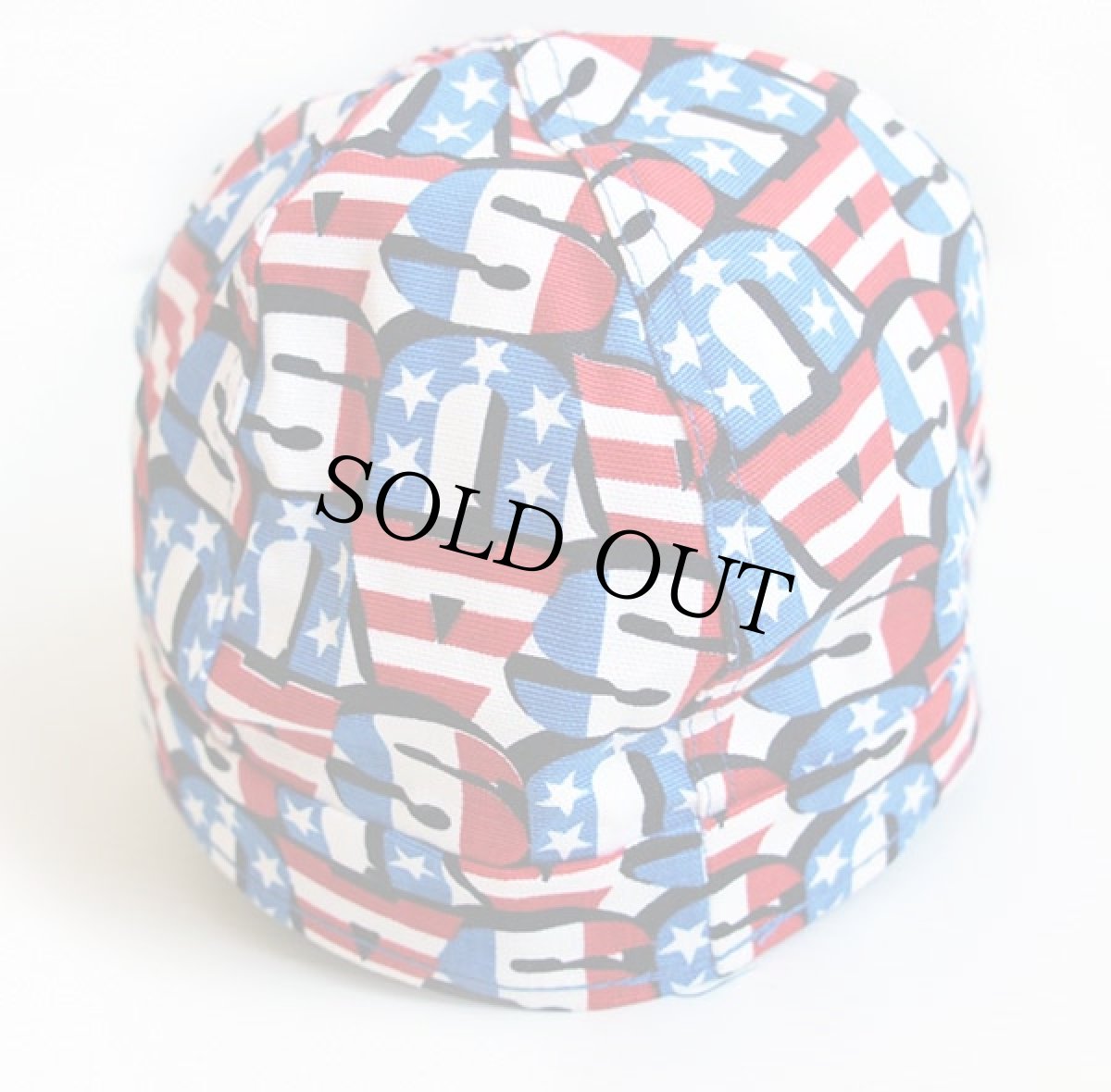 画像3: 70s USA製 KROMER USA 総柄 コットン ワークキャップ 7 1/4 (3)