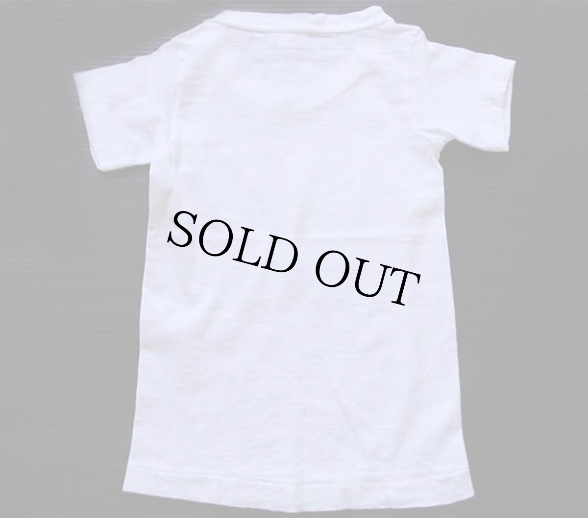 画像3: 60s HANES 無地 バインダーネック コットンTシャツ 白 キッズ4 (3)