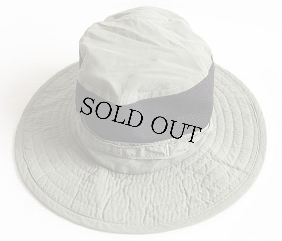 画像2: 90s USA製 Columbiaコロンビア ナイロン メッシュ ブーニーハット 薄緑 M (2)