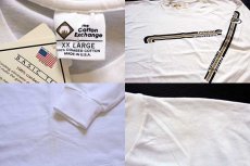 画像3: デッドストック★90s USA製 The Cotton Exchange PURDUE UNIVERSITY コットン 長袖Tシャツ 白 XXL (3)