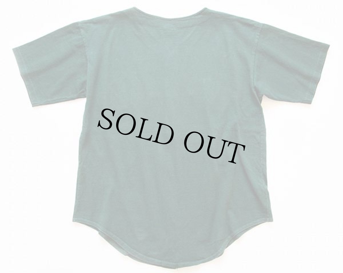 画像2: 90s USA製 Boa WISCONSIN コットン ベースボールシャツ 深緑 L (2)