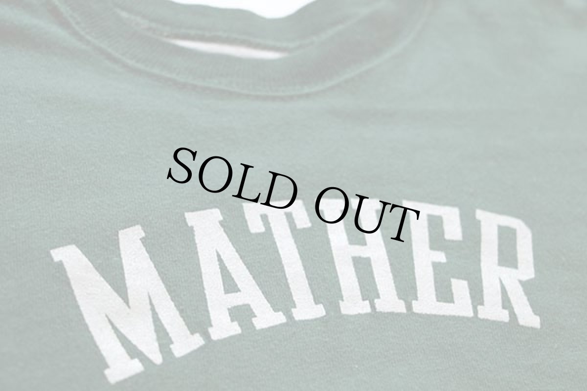 画像3: 70s USA製 RUSSELLラッセル MATHER コットン リバーシブルTシャツ 深緑×グレー M (3)