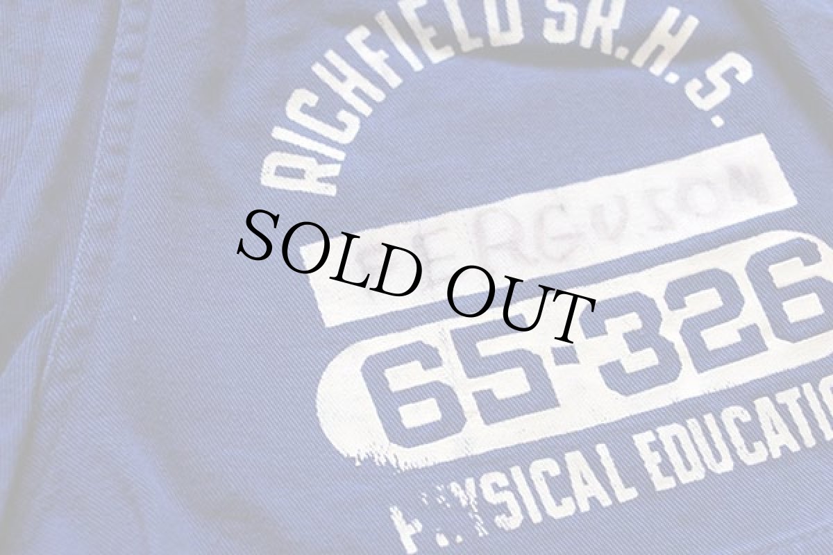 画像4: 60s CHAMPIONチャンピオン ランタグ 四段中抜き コットン トレーニングショーツ 青 M (4)