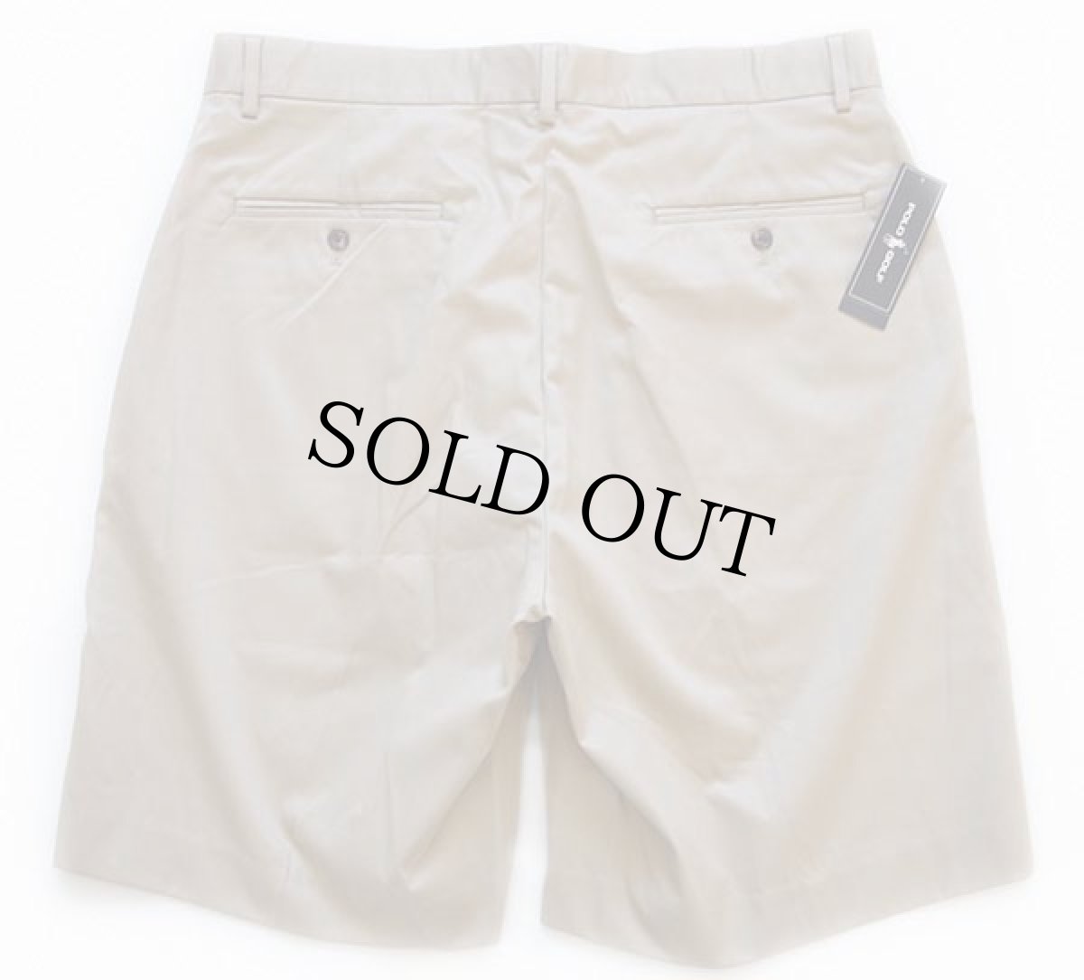 画像2: デッドストック★00s POLO GOLF ラルフローレン ピマ コットン ショートパンツ カーキ 34★ショーツ (2)