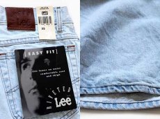 画像4: デッドストック★90s USA製 Leeリー RIVETED 219 EASY FIT デニム ショートパンツ アイスブルー w33★ショーツ (4)