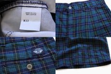 画像3: 90s USA製 DOCKERSドッカーズ チェック ツータック コットン ショートパンツ w33★ショーツ Levi'sリーバイス (3)