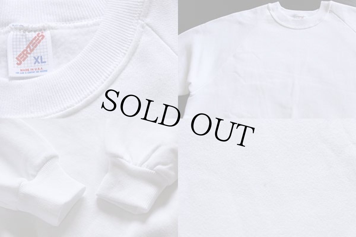 画像3: デッドストック★80s USA製 JERZEES 無地 スウェット 白 XL★ブランク (3)