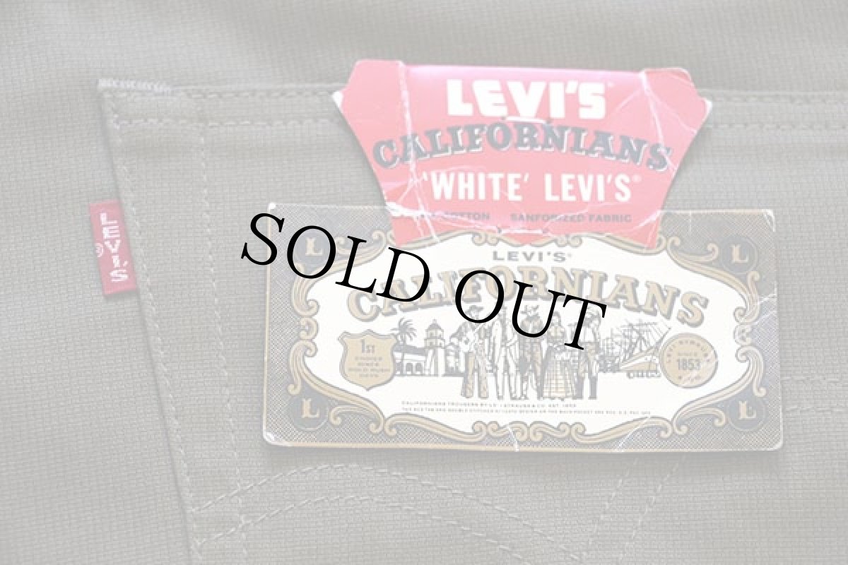 画像5: 新品★LVC LEVI'S VINTAGE CLOTHING リーバイス 519 BIGE Bedford ピケパンツ オリーブ w32 L34 (5)