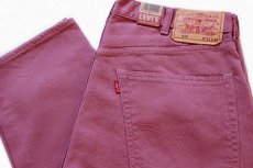 画像1: 未使用★LVC LEVI'S VINTAGE CLOTHING リーバイス 519 BIGE Bedford ピケパンツ ピンク w34 L34 (1)