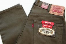 画像1: 未使用★LVC LEVI'S VINTAGE CLOTHING リーバイス 519 BIGE Bedford ピケパンツ オリーブ w32 L34 (1)