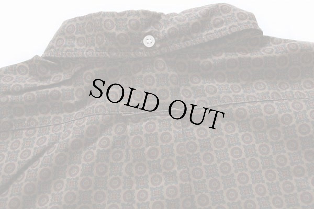 画像3: 60s PENNEY'S TOWNCRAFT 総柄 三点留め ボタンダウン 半袖 コットンシャツ L (3)