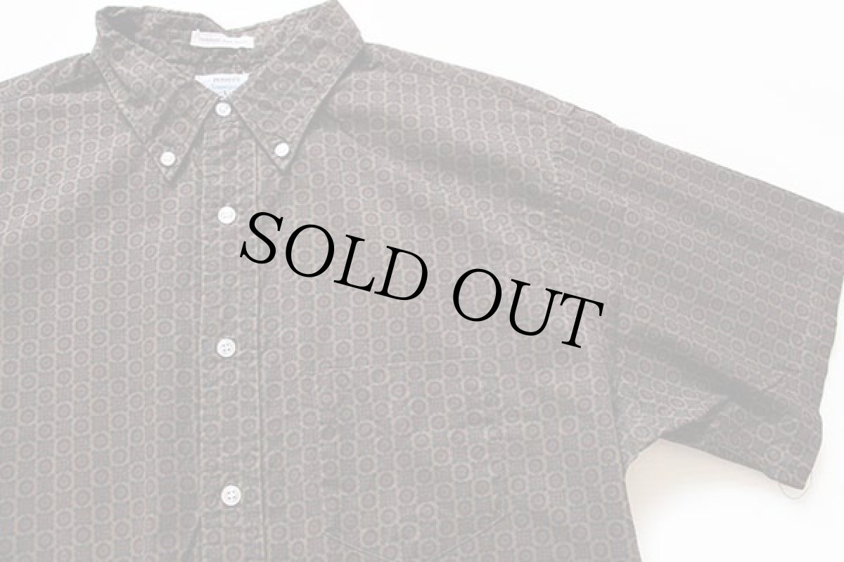 画像2: 60s PENNEY'S TOWNCRAFT 総柄 三点留め ボタンダウン 半袖 コットンシャツ L (2)