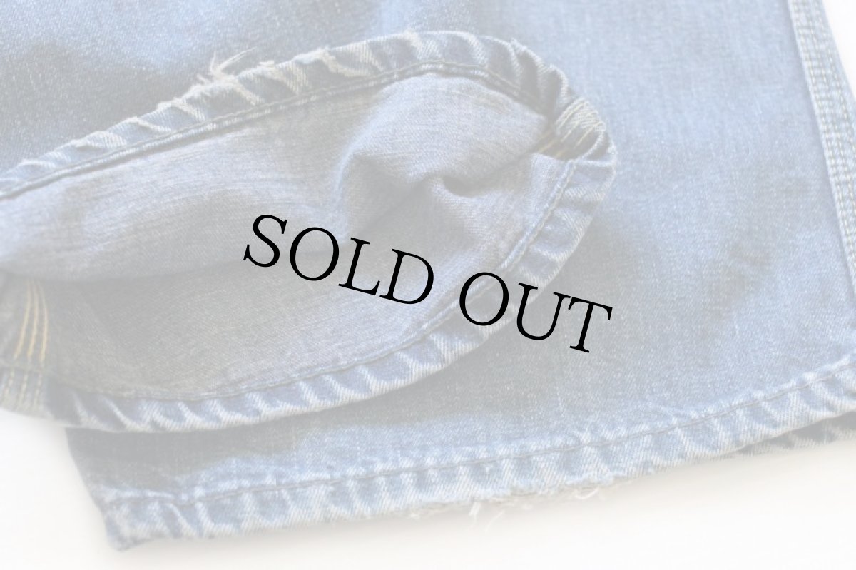 画像6: 60s USA製 Leeリー 191Z JELT DENIMジェルトデニム ペインターパンツ w37 (6)