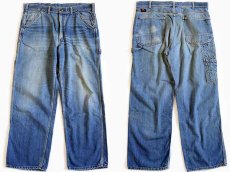 画像1: 60s USA製 Leeリー 191Z JELT DENIMジェルトデニム ペインターパンツ w37 (1)