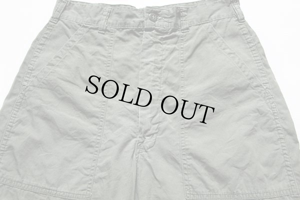 画像2: 60s 米軍 USAF コットンポプリン ユーティリティ ベイカーパンツ w30 (2)