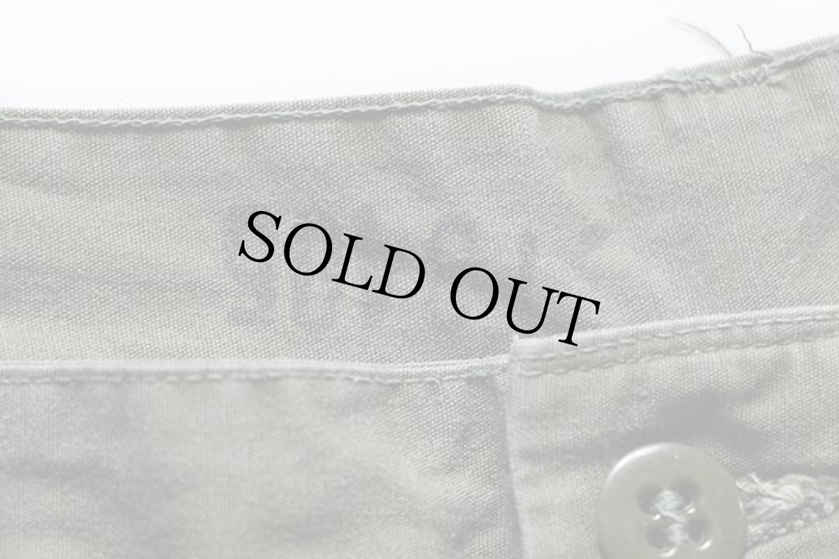 画像5: 60s 米軍 USAF コットンポプリン ユーティリティ ベイカーパンツ w30 (5)