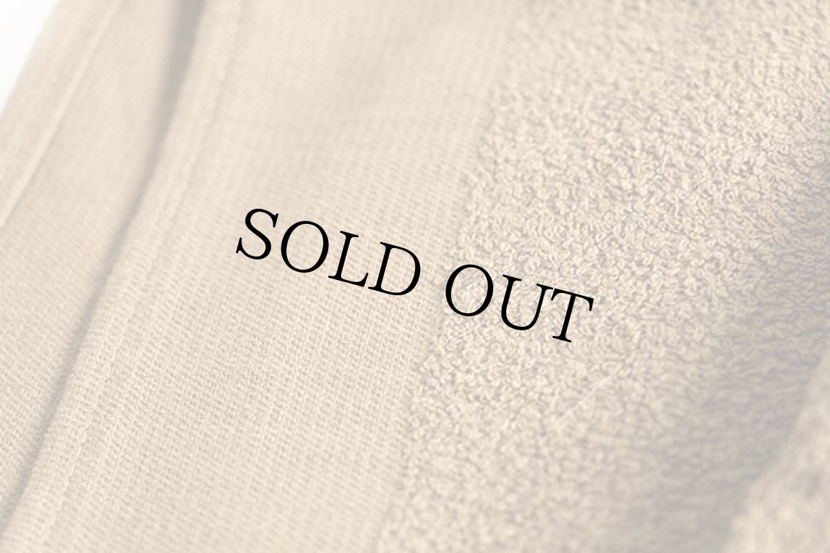 画像4: デッドストック★90s USA製 米軍 無地 コットン バスタオル 茶 (4)