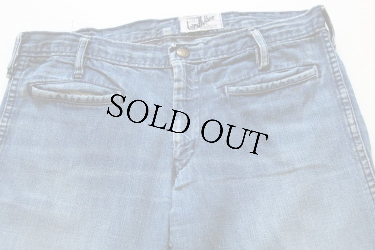 画像2: 70s Landlubber ベルボトム デニムパンツ w31 (2)