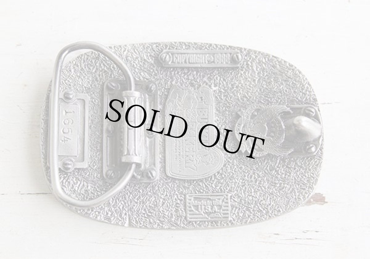 画像2: 80s USA製 BUCKLE BAKERY POLICE バックル (2)