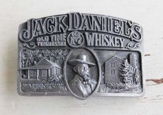 画像1: 80s JACK DANIEL'S ジャックダニエル バックル (1)