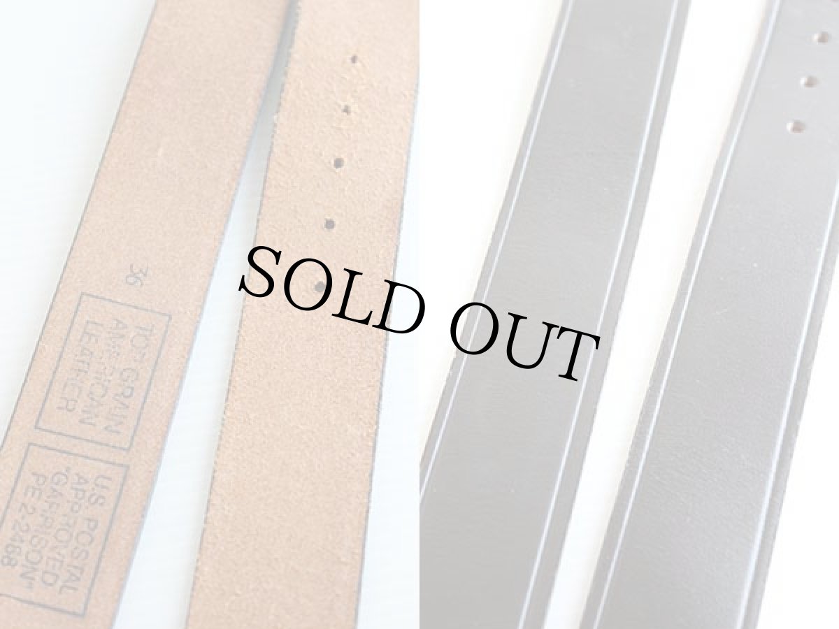 画像3: U.S.POSTAL ポストマン レザー ギャリソンベルト 焦げ茶 36★1084 (3)