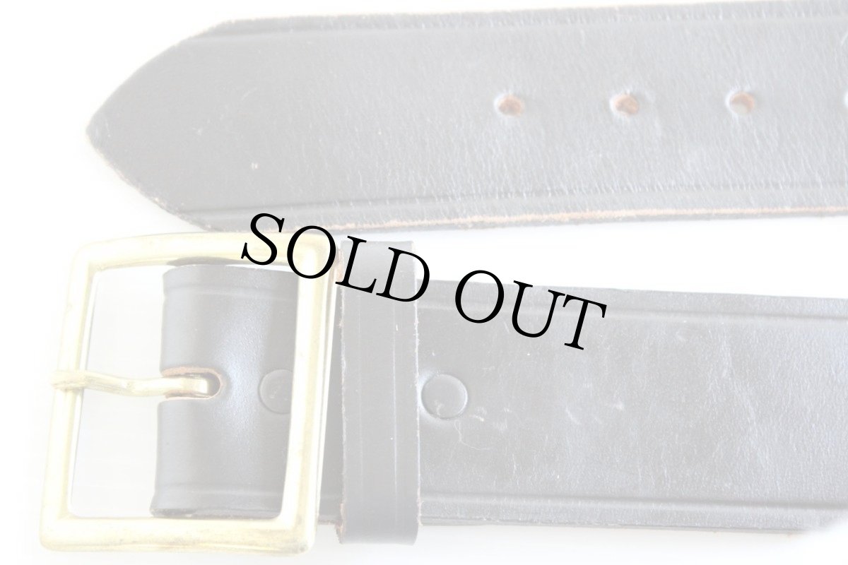 画像2: U.S.POSTAL ポストマン レザー ギャリソンベルト 焦げ茶 36★1084 (2)