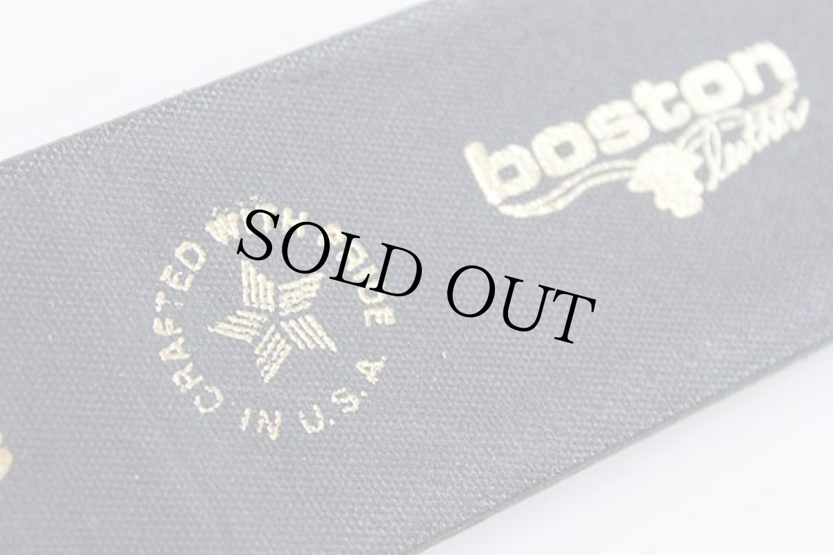 画像3: USA製 boston レザー ギャリソンベルト 黒 30★1112 (3)