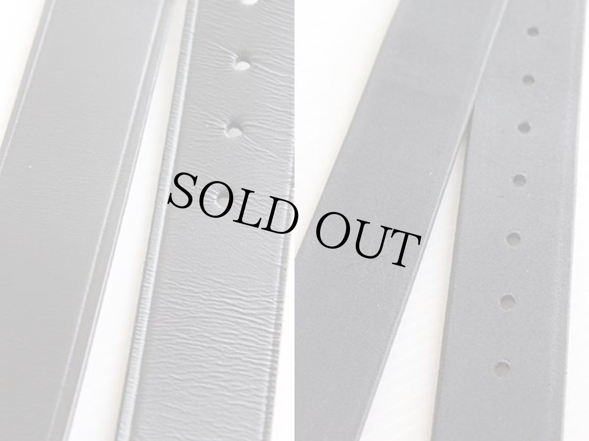 画像4: USA製 boston レザー ギャリソンベルト 黒 30★1112 (4)