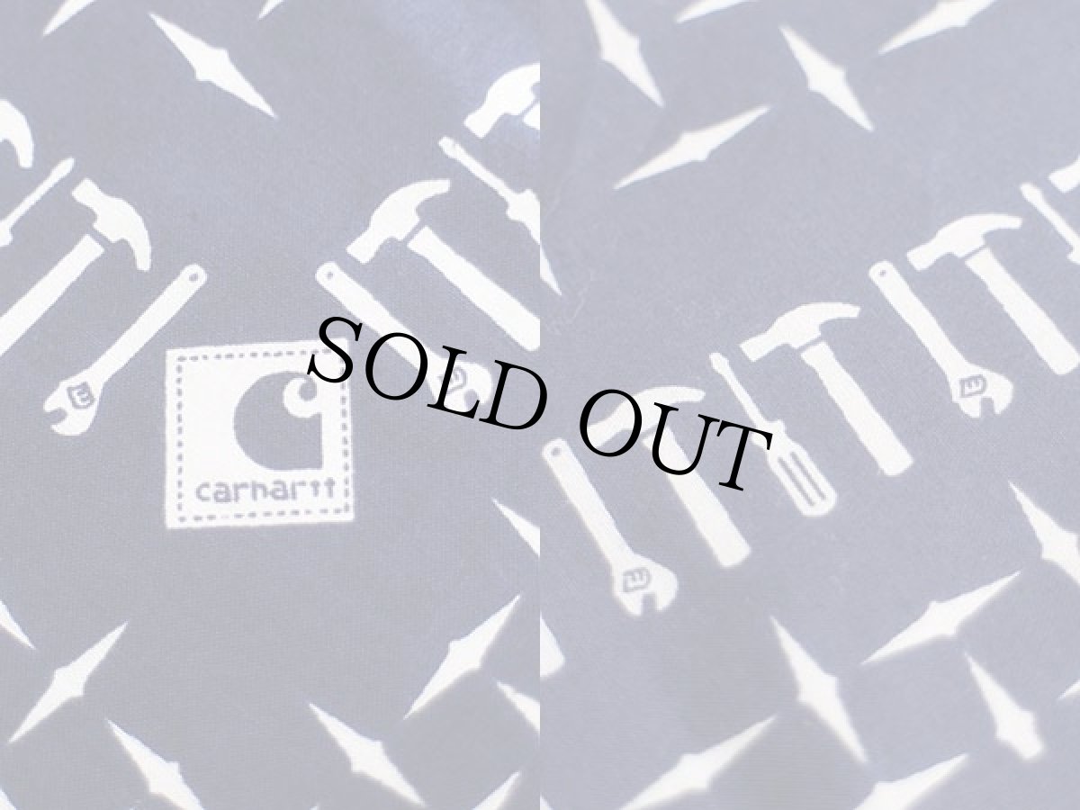 画像3: デッドストック★carharttカーハート バンダナ 紺 (3)