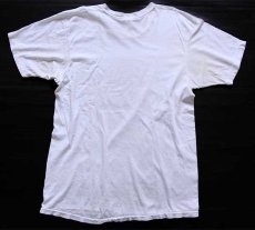 画像3: 90s Hanes MEXICO 染み込みプリント コットンTシャツ 白 L (3)