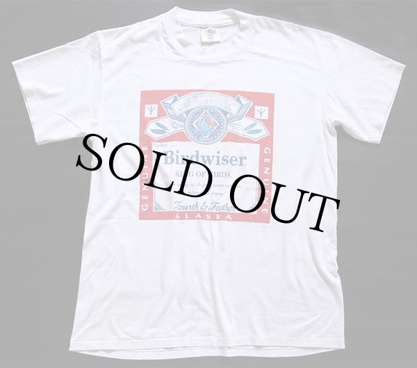 90s USA製 Birdwiser パロディ Tシャツ 白 L - Sixpacjoe Web Shop