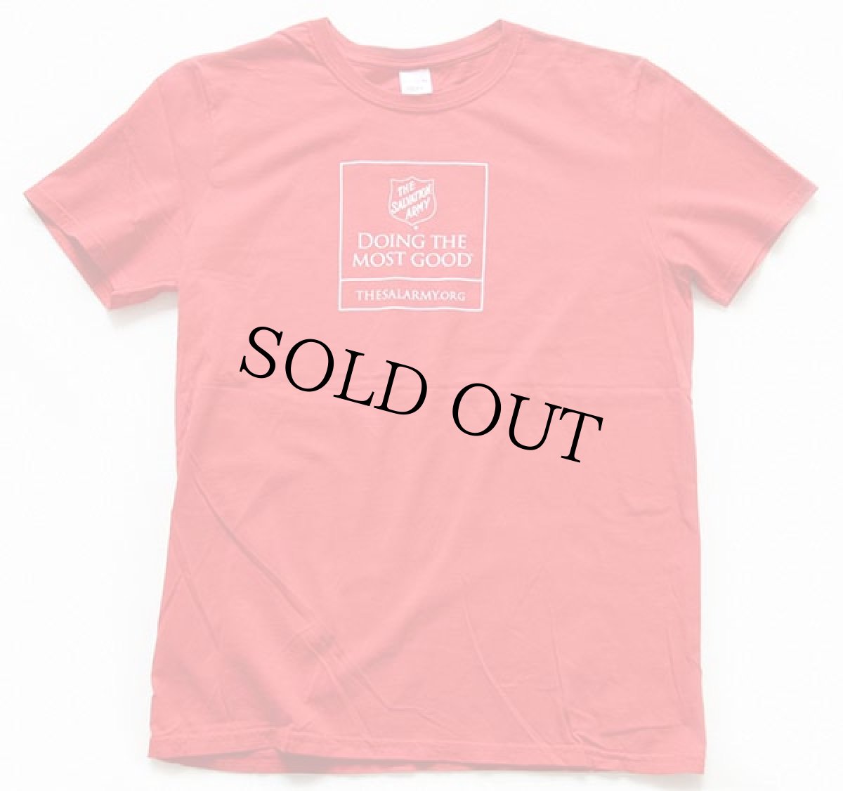 画像2: THE SALVATION ARMYサルベーションアーミー ロゴ コットンTシャツ 赤 M (2)