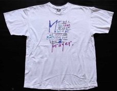 画像2: 90s USA製 NIKEナイキ 両面プリント コットンTシャツ 白 L (2)