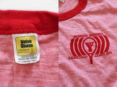 画像3: デッドストック★70s Velva Sheen RACQUETBALL LEAGUE 1979 リンガーTシャツ 杢レッド L (3)