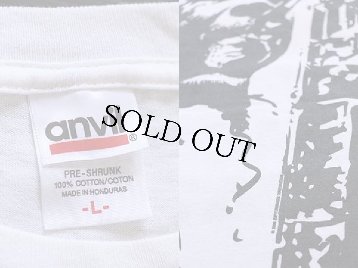 画像3: 00s ANDY'S CHICAGO JAZZ 両面プリント コットンTシャツ 白 L (3)