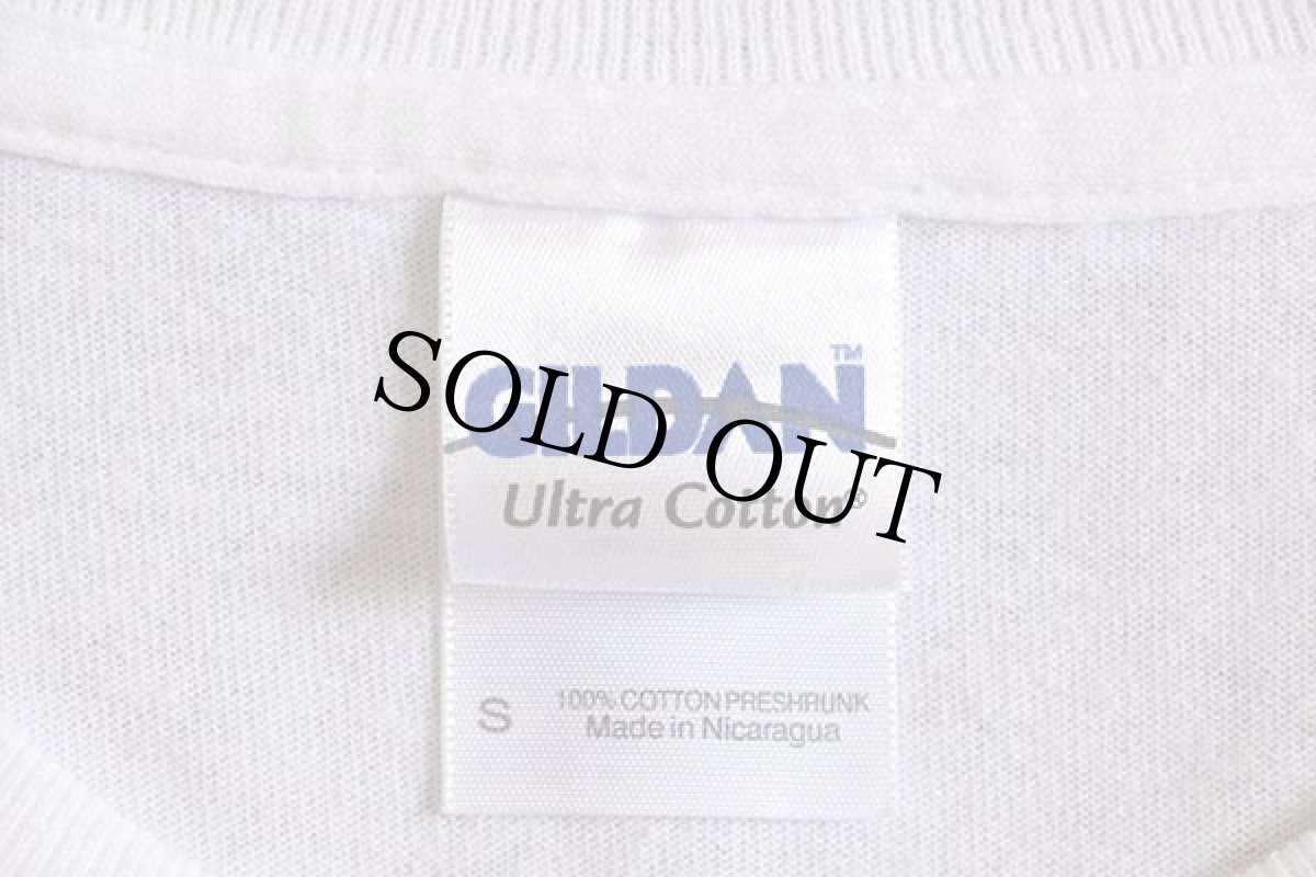 画像4: HALL'S SPEED SHOP 両面プリント コットンTシャツ 白 S (4)