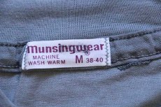 画像3: デッドストック★70s munsingwear 無地 ポケットTシャツ グレー M (3)