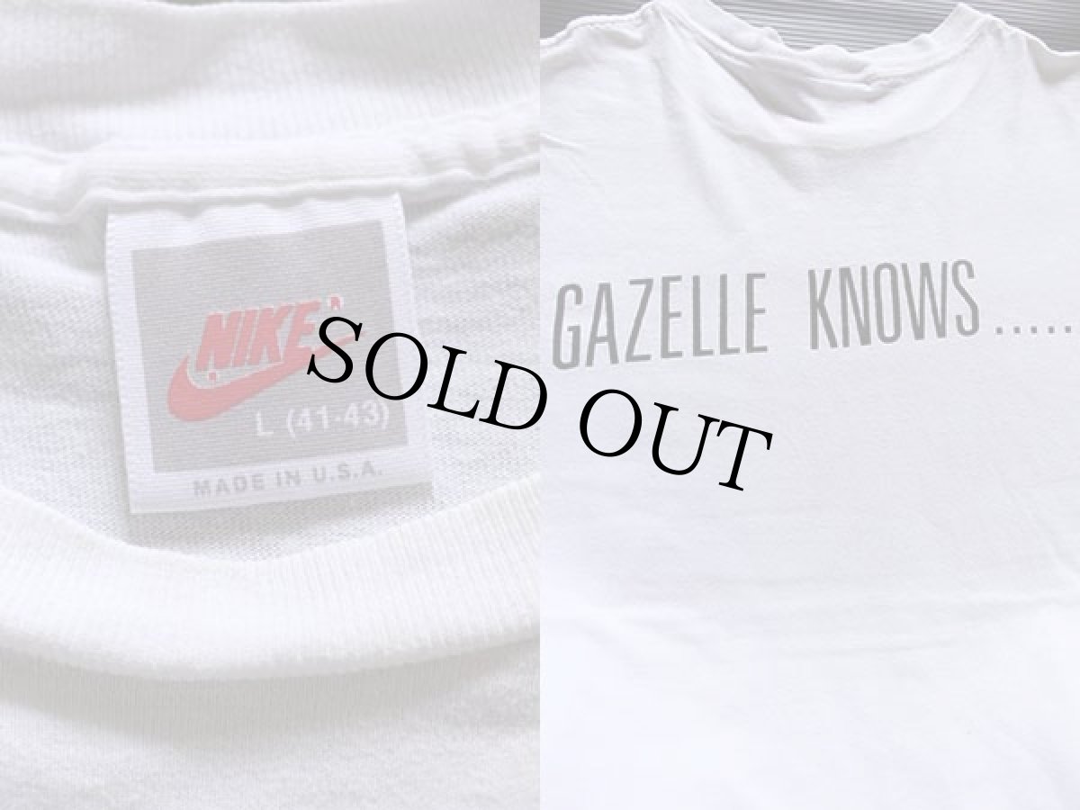 画像3: 90s USA製 NIKEナイキ JUST DO IT コットンTシャツ 白 L (3)