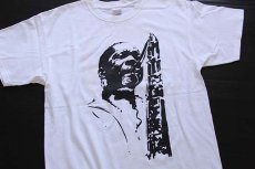 画像1: 00s ANDY'S CHICAGO JAZZ 両面プリント コットンTシャツ 白 L (1)