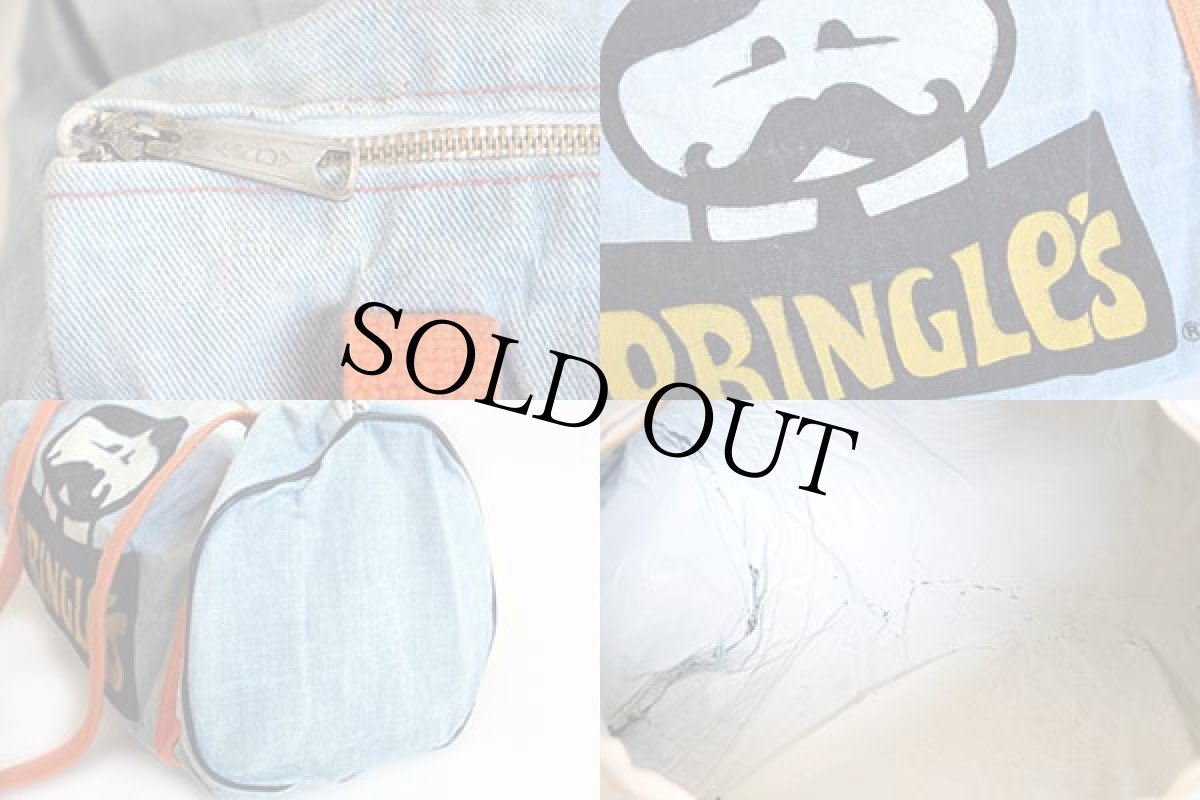 画像3: 70s PRINGLe'sプリングルズ デニム ダッフルバッグ (3)