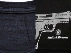 画像3: Smith&Wesson ガン コットンTシャツ 黒 L (3)