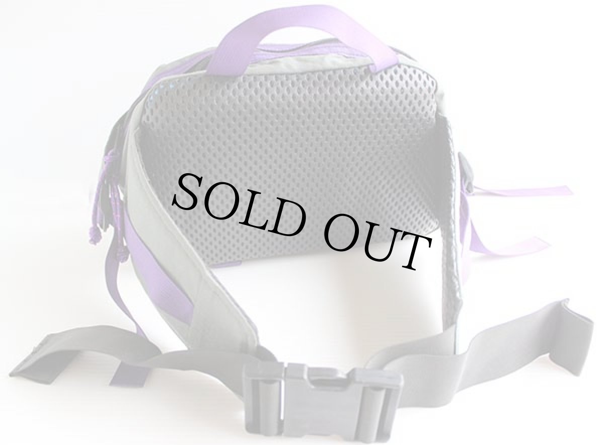 画像2: 90s USA製 GREGORYグレゴリー 紫タグ テールウインド ウエストバッグ グレー×パープル M (2)