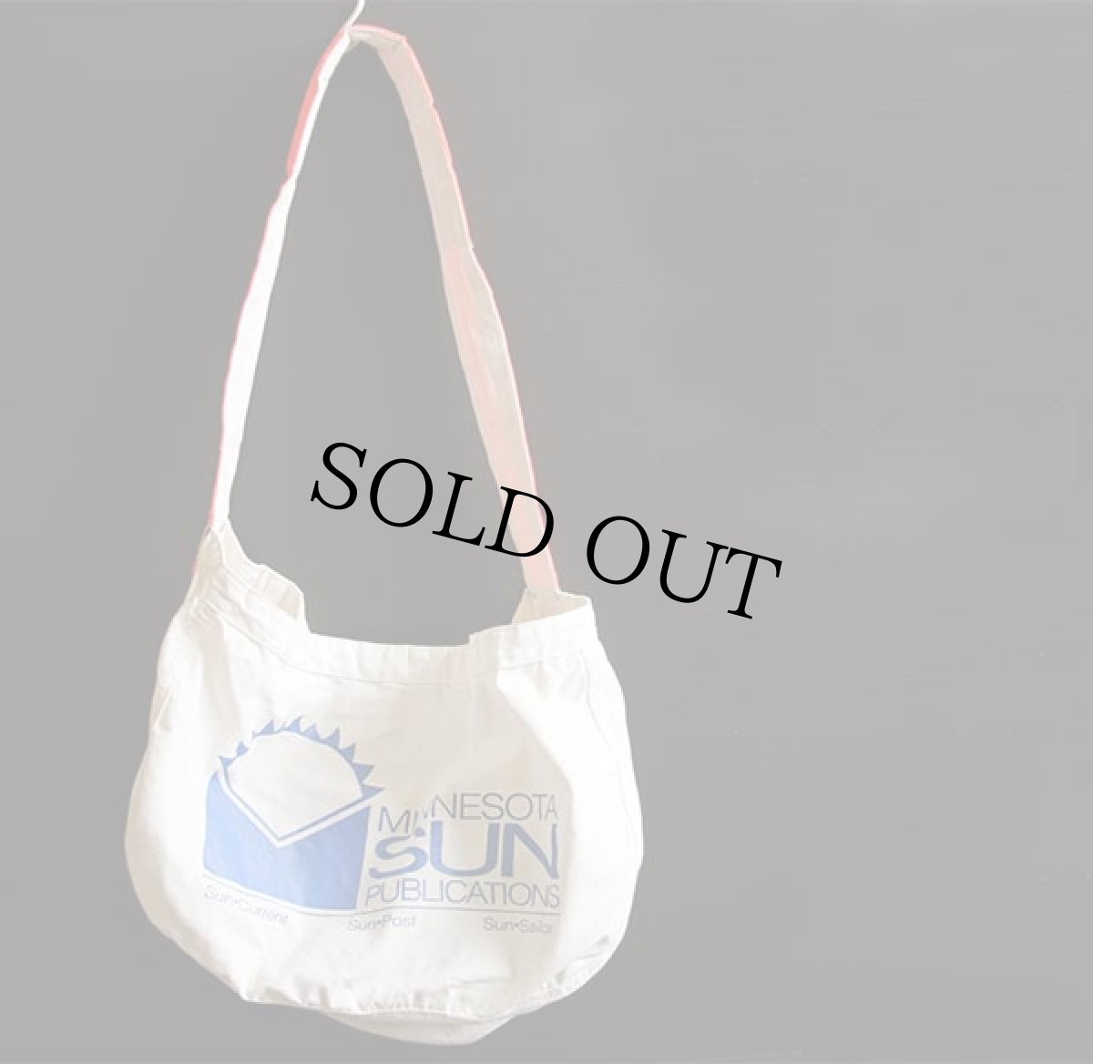 画像2: ビンテージ MINNESOTA SUN PUBLICATIONS キャンバス ニュースペーパーバッグ 生成り (2)