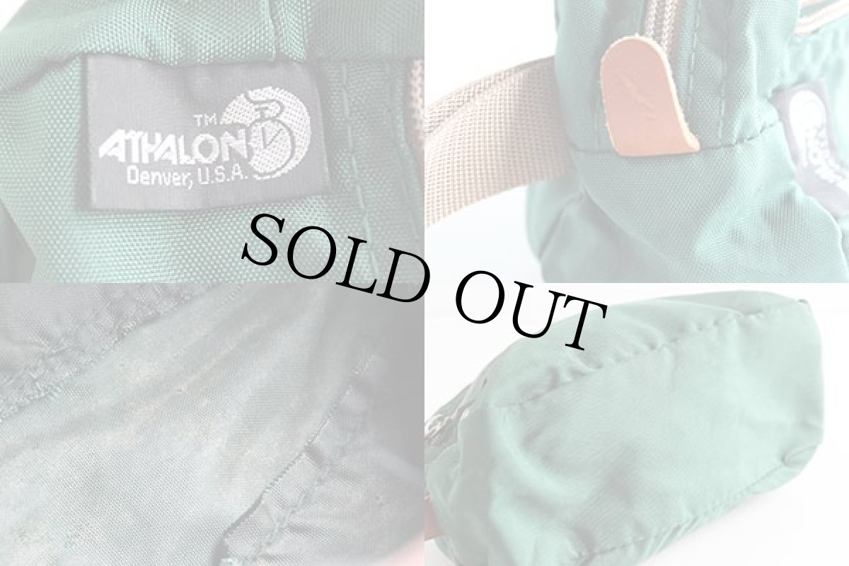 画像3: 70s ATHALON ナイロン ポーチ 緑 (3)