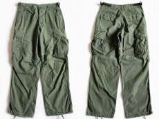 画像1: 60s 米軍 U.S.ARMY ジャングルファティーグパンツ 3rd ノンリップ S-S (1)