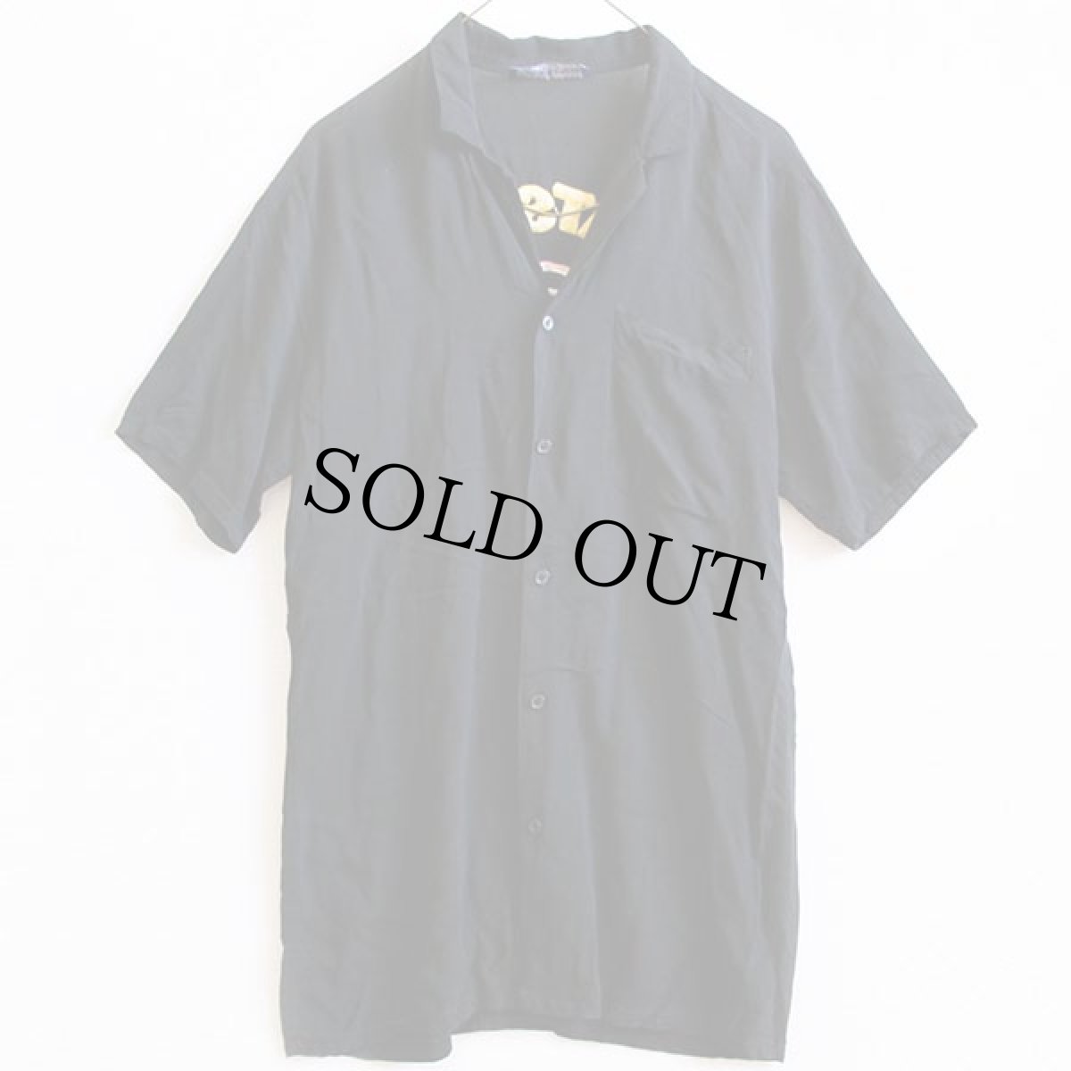 画像2: 80s George Besson DATSUN 280-ZX 刺繍 半袖 レーヨンシャツ 黒 (2)