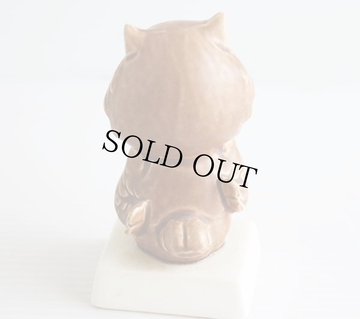 画像2: 60s 日本製 Norcrest SO TRY IT! YOU'LL LIKE IT フクロウ セラミック オブジェ (2)