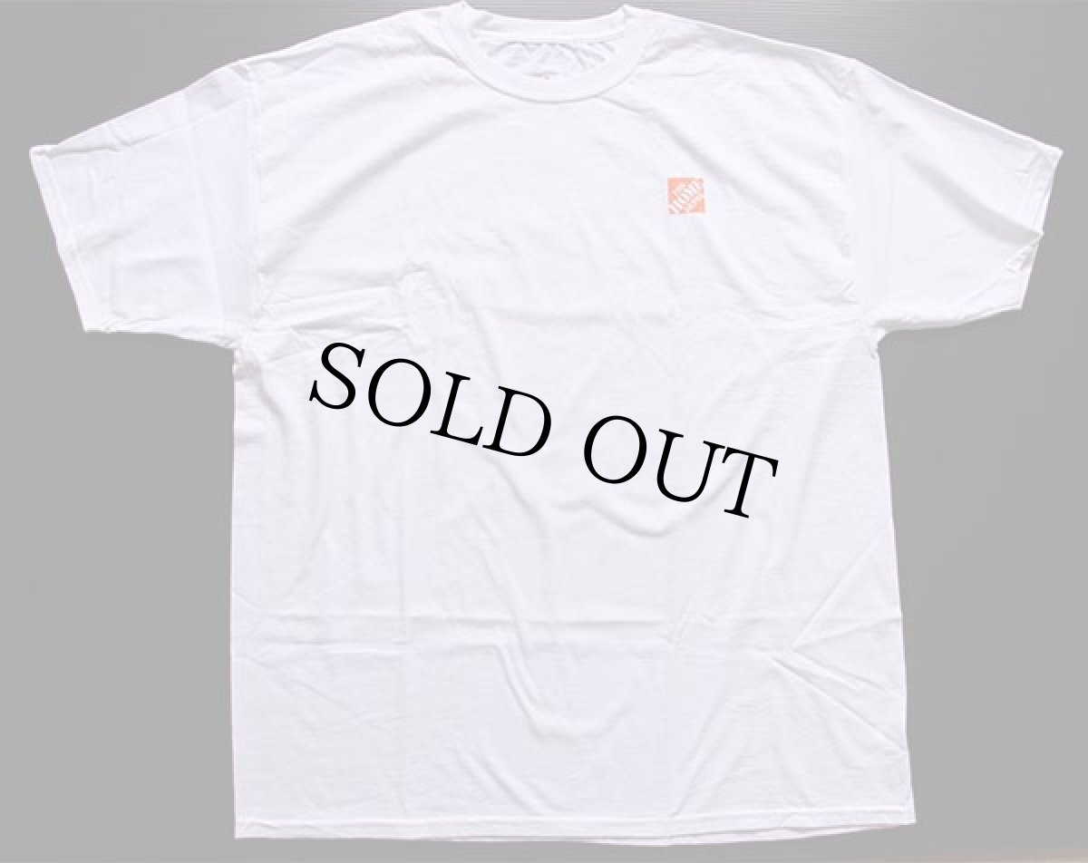 画像3: 未使用★Hanes THE HOME DEPOTホームデポ ロゴ 両面プリント コットンTシャツ 白 2XL★特大 (3)